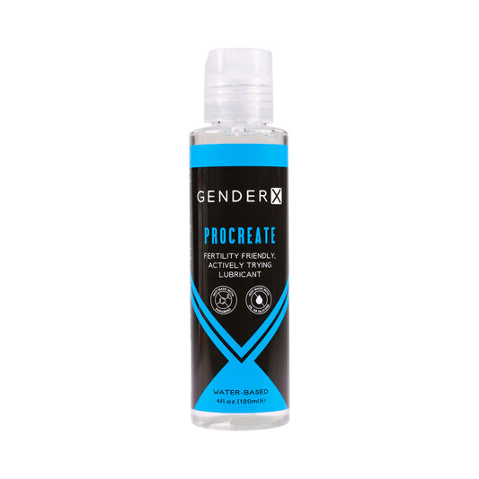 Gender X Procreate Fertility Friendly Water-Based Personal Lubricant 4 oz. - Red Garter