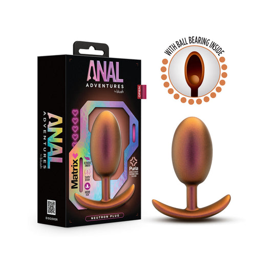 Anal Adventures Matrix Neutron Plug Cosmic Copper - Red Garter