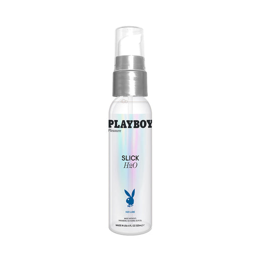 Playboy Slick H2O Water-Based Lubricant 4 oz. - Red Garter