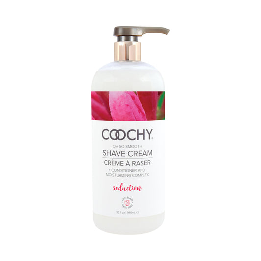 Coochy Oh So Smooth Shave Cream Seduction 32 oz. - Red Garter