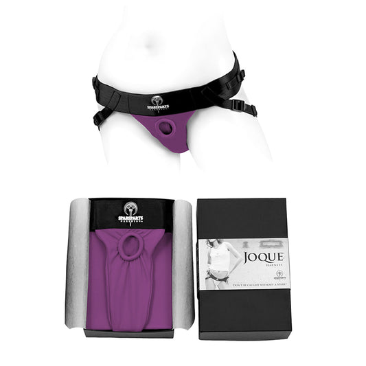 SpareParts Joque Double Strap Harness Purple Size A - Red Garter