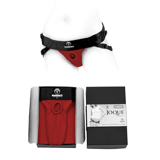 SpareParts Joque Double Strap Harness Red Size A - Red Garter