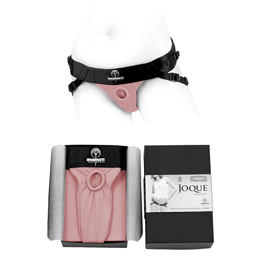 SpareParts Joque Double Strap Harness Pink Size A - Red Garter