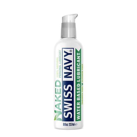 Swiss Navy Natural Lubricant 8 oz. - Red Garter