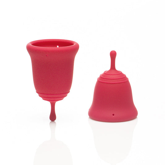 SELF + JIMMYJANE Menstrual Cup 2-Piece Set - Red Garter