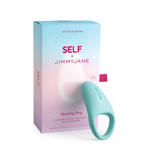SELF + JIMMYJANE Vibrating C-Ring - Red Garter