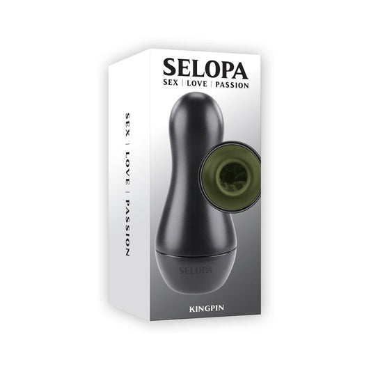 Selopa Kingpin Stroker Green - Red Garter