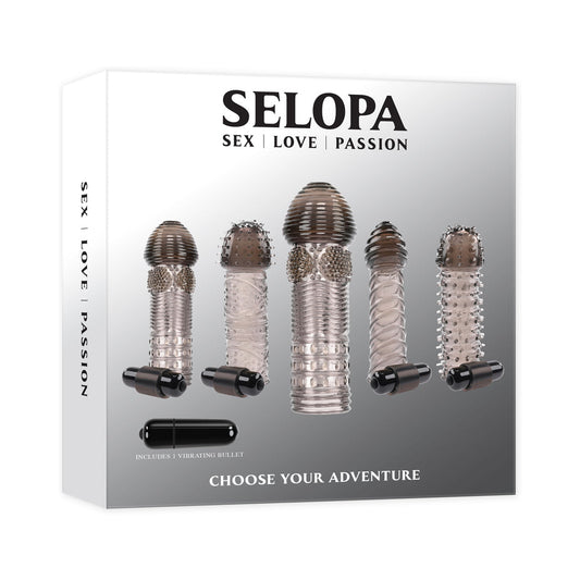 Selopa Choose Your Adventure Sleeve Kit with Bullet Smoke Clear - Red Garter