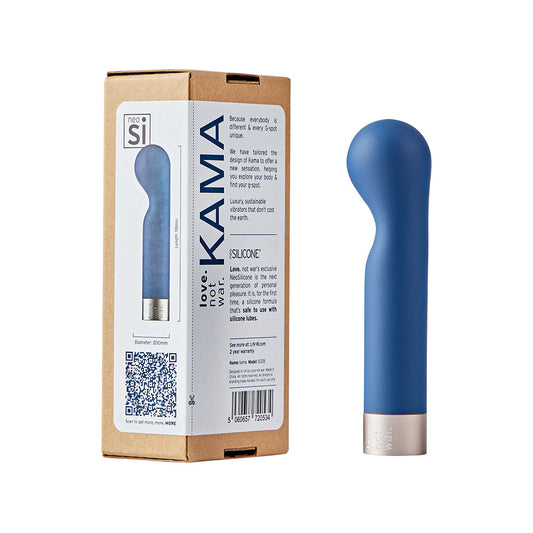 Love Not War Kama Head Blue - Red Garter