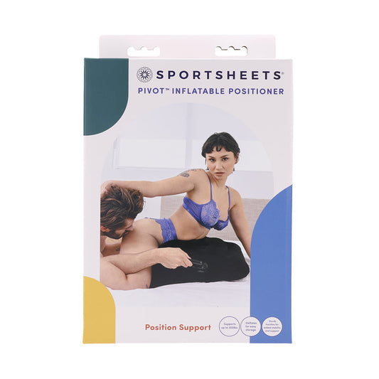 Sportsheets Pivot Inflatable Positioner - Red Garter