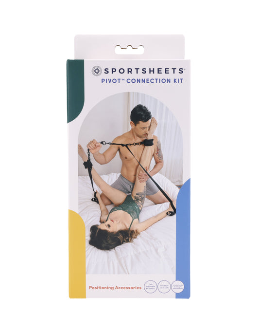 Sportsheets Pivot Connection Kit - Red Garter