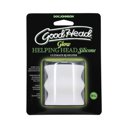 GoodHead Glow Helping Head Silicone - Red Garter