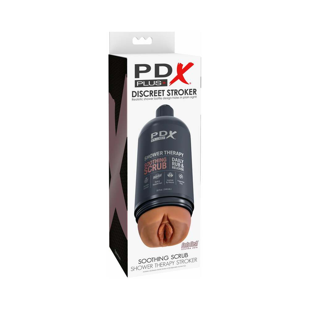 PDX Plus Shower Therapy Soothing Scrub Tan - Red Garter