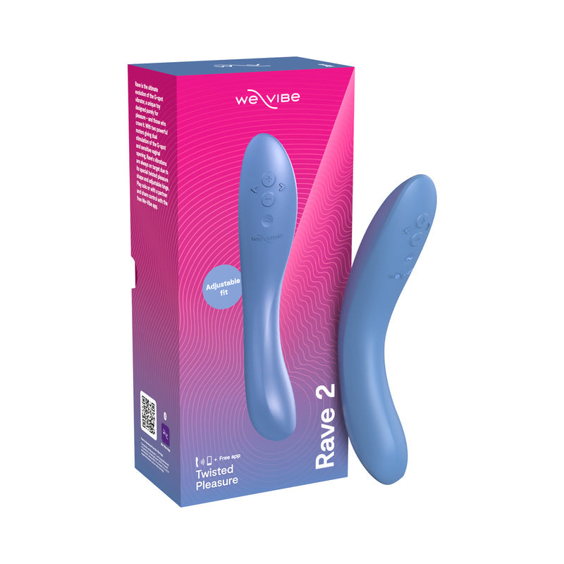 We-Vibe Rave 2 G-Spot Blue - Red Garter