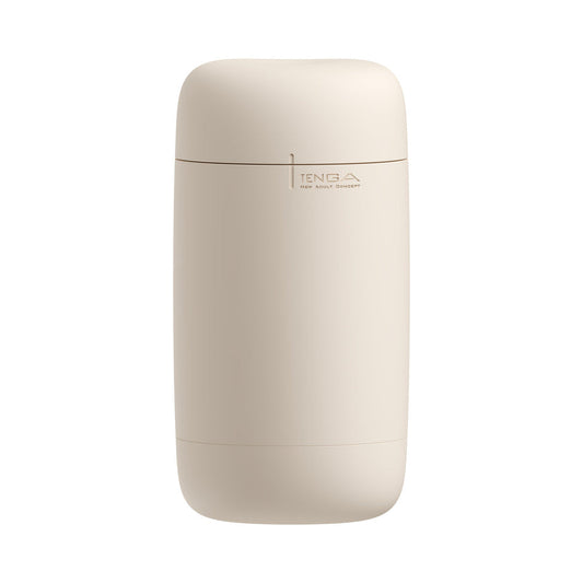 Tenga Puffy Stroker Latte Brown - Red Garter