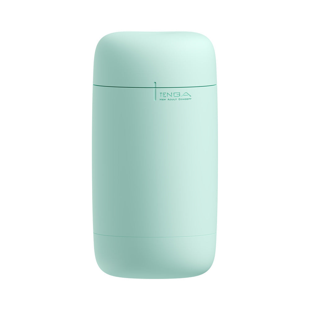 Tenga Puffy Stroker Mint Green - Red Garter