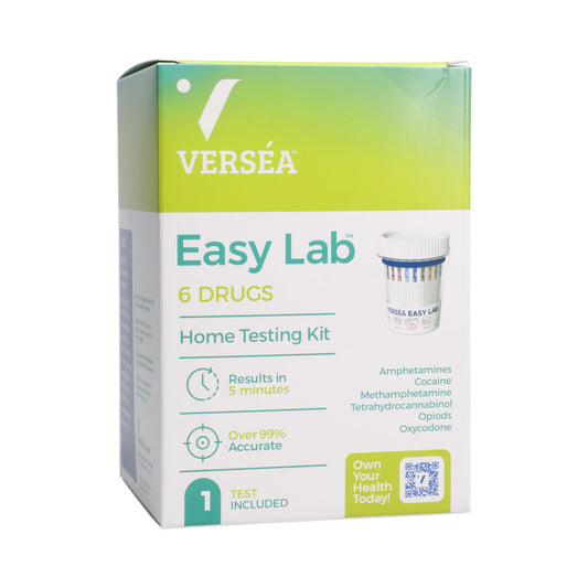 Versea Easy Lab 6-Panel Drugs of Abuse Cup Test 1-Pack - Red Garter
