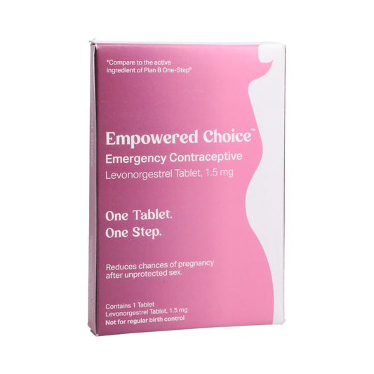 Versea Empowered Choice Emergency Contraception Single Levonorgestrel 1.5 mg tablet - Red Garter