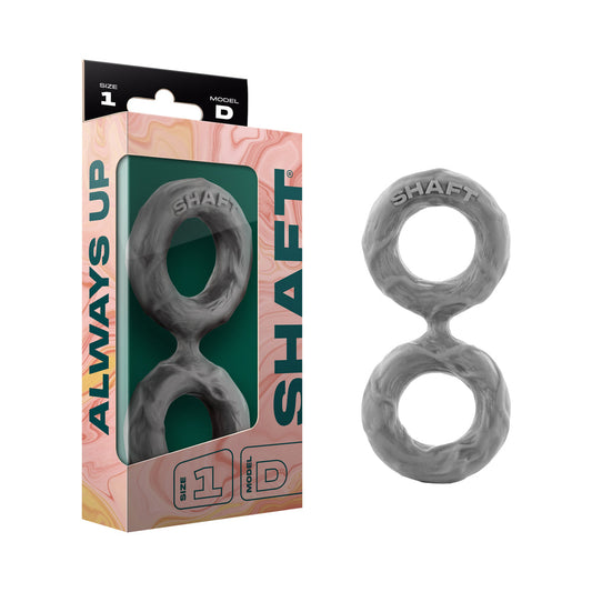 Shaft Model D: Double C-Ring Grey Size 1 - Red Garter
