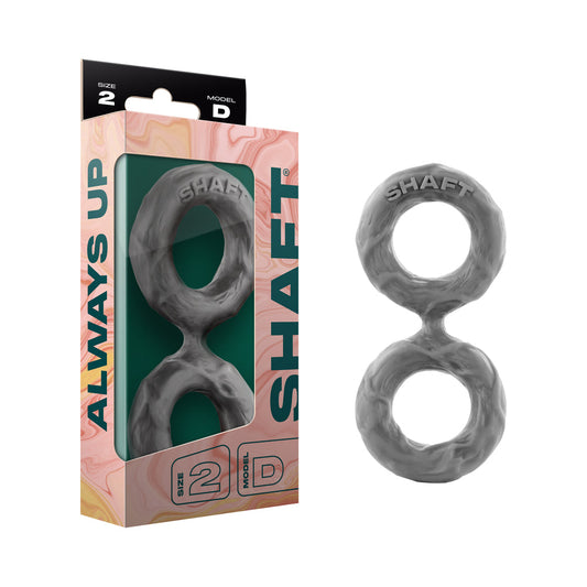 Shaft Model D: Double C-Ring Grey Size 2 - Red Garter