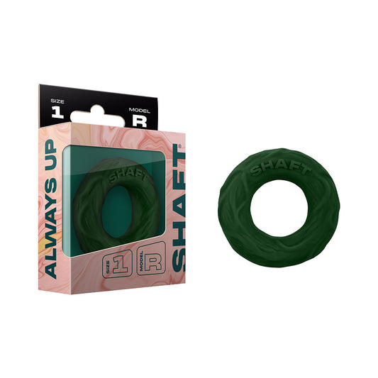 Shaft Model R: C-Ring Green Size 1 - Red Garter