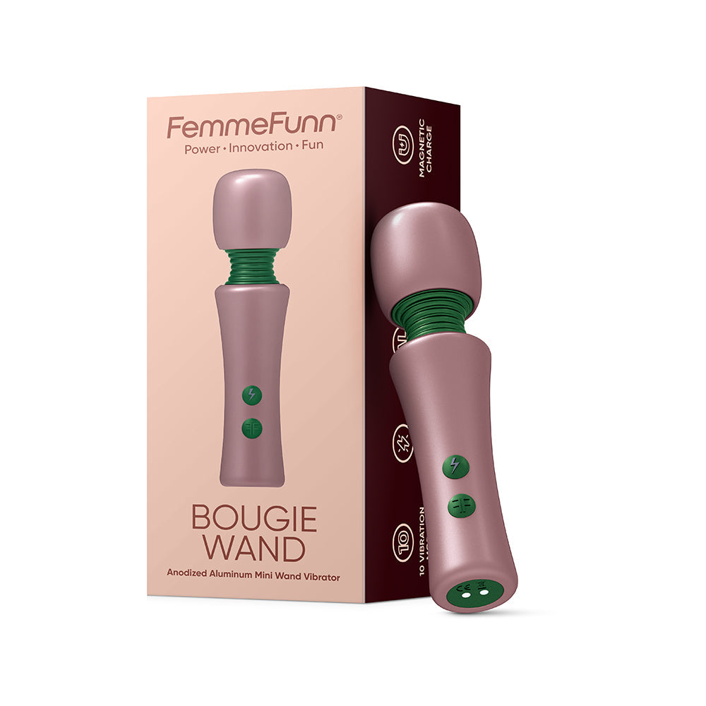 FemmeFunn Bougie Wand Rose Gold - Red Garter