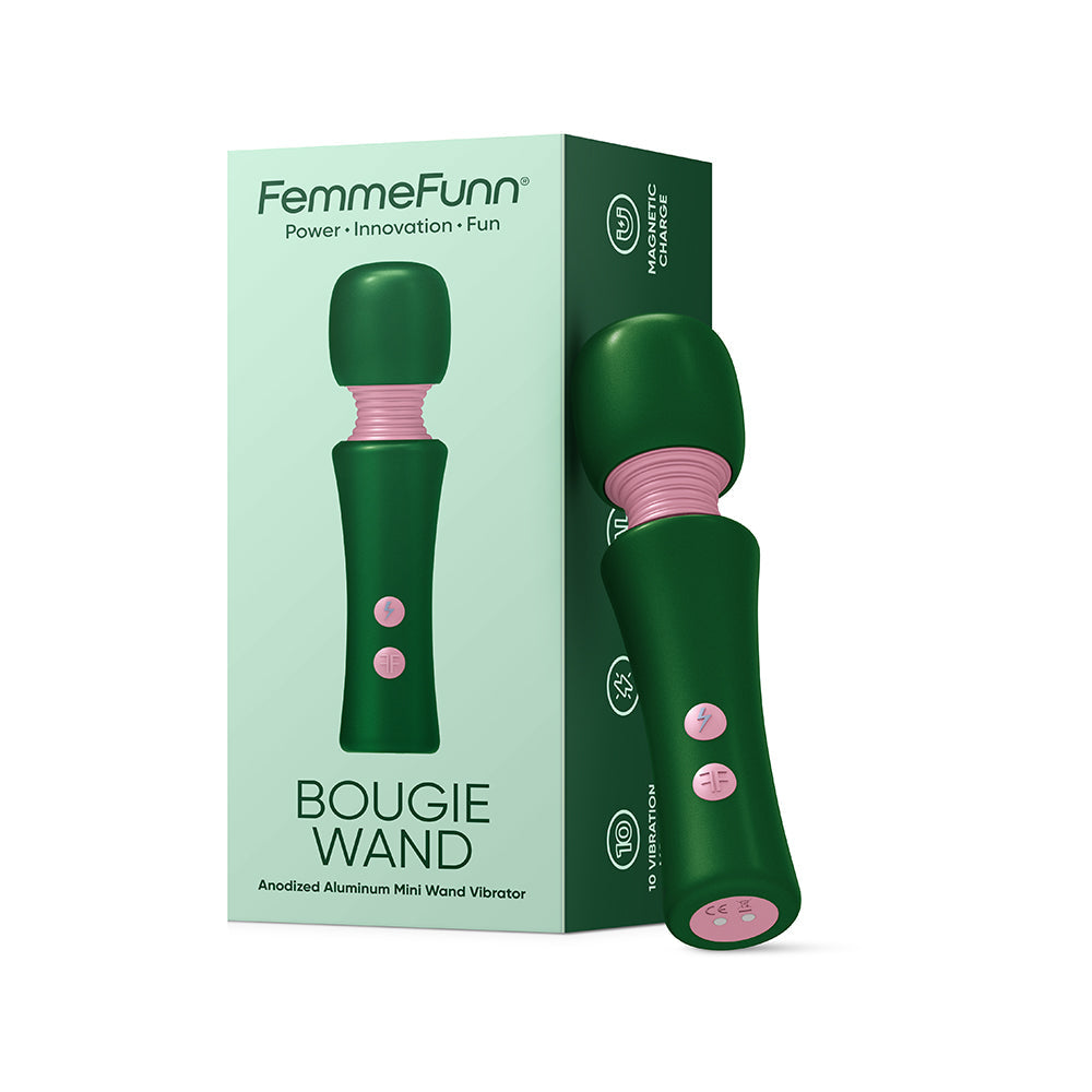 FemmeFunn Bougie Wand Green - Red Garter