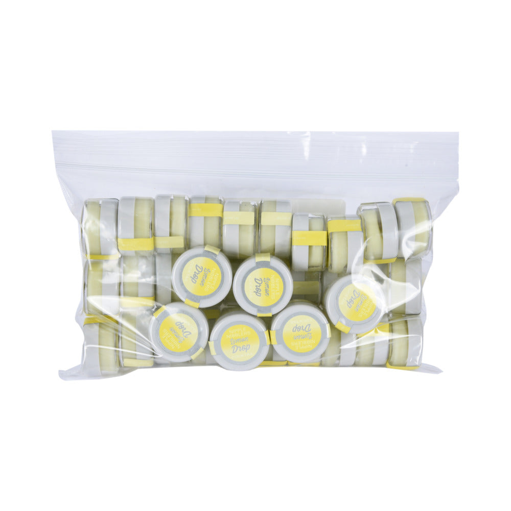 Jelique Nipple Nibblers Cocktail Pleasure Balm 3g Lemon Drop Bulk Bag 36pc - Red Garter