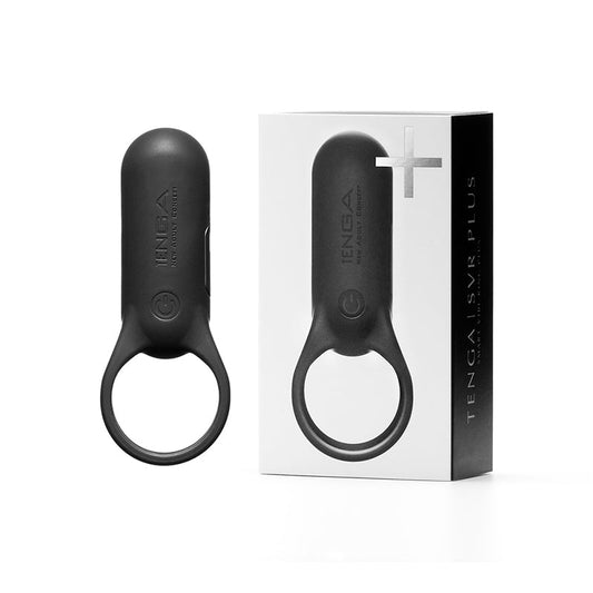 Tenga SVR Plus Smart Vibe Ring Black - Red Garter