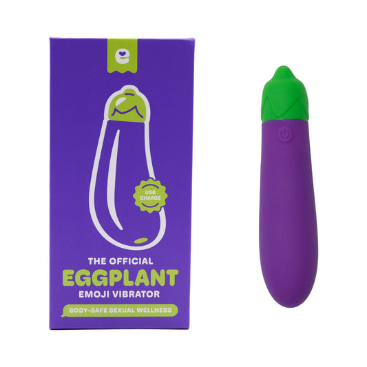 Emojibator Eggplant USB - Red Garter