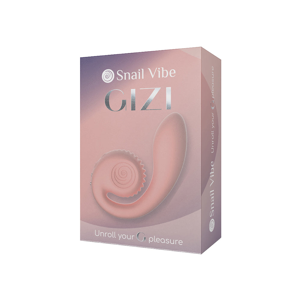 Snail Vibe Gizi Peachy Pink - Red Garter