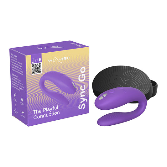 We-Vibe Sync Go Light Purple - Red Garter
