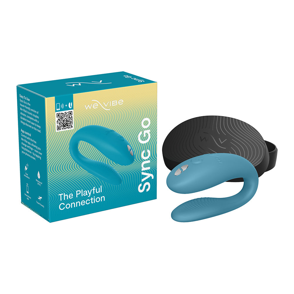 We-Vibe Sync Go Turquoise - Red Garter