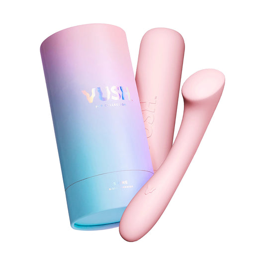 VUSH Shine G-Spot Vibrator - Red Garter