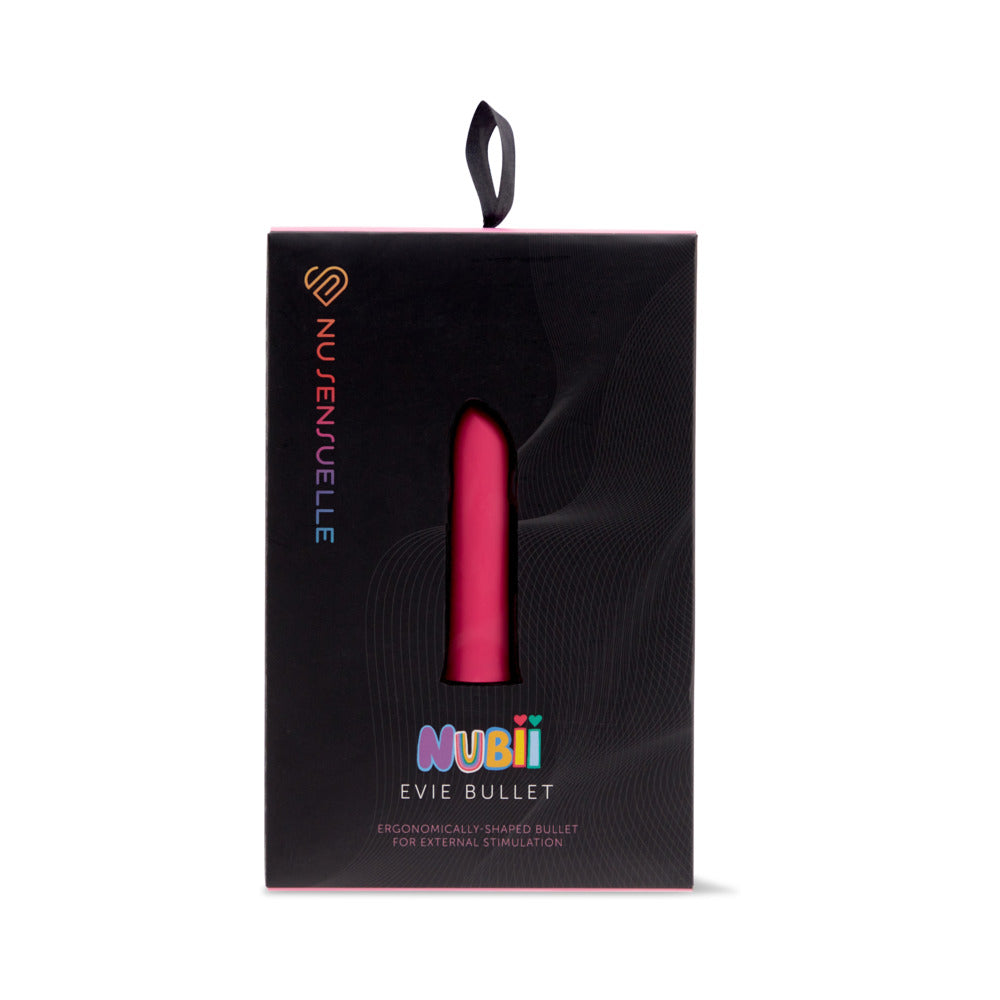 Nu Sensuelle Evie Nubii Slanted Tip Bullet Pink - Red Garter