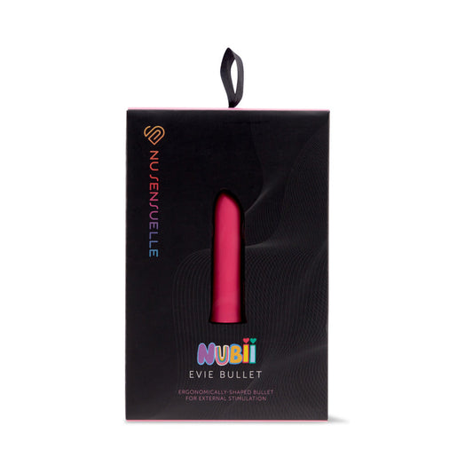 Nu Sensuelle Evie Nubii Slanted Tip Bullet Pink - Red Garter