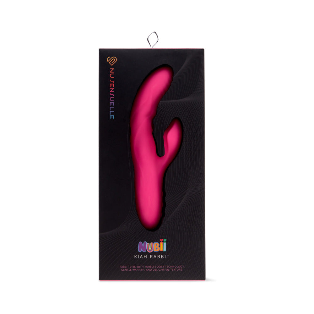 Nu Sensuelle Kiah Nubii Rabbit Vibe Pink - Red Garter