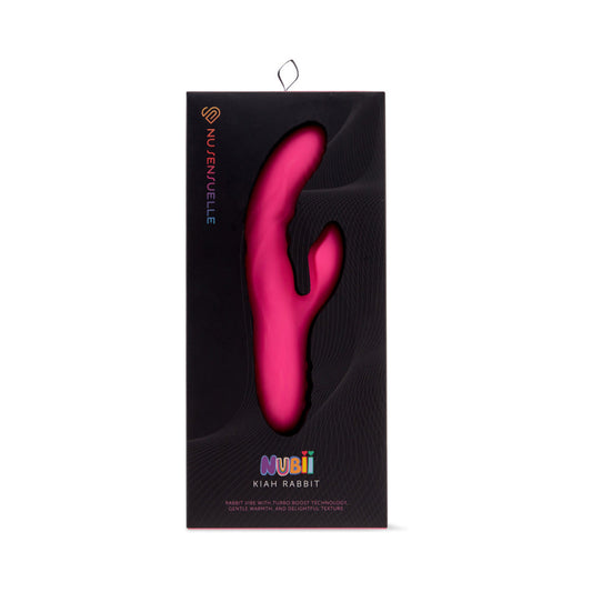 Nu Sensuelle Kiah Nubii Rabbit Vibe Pink - Red Garter