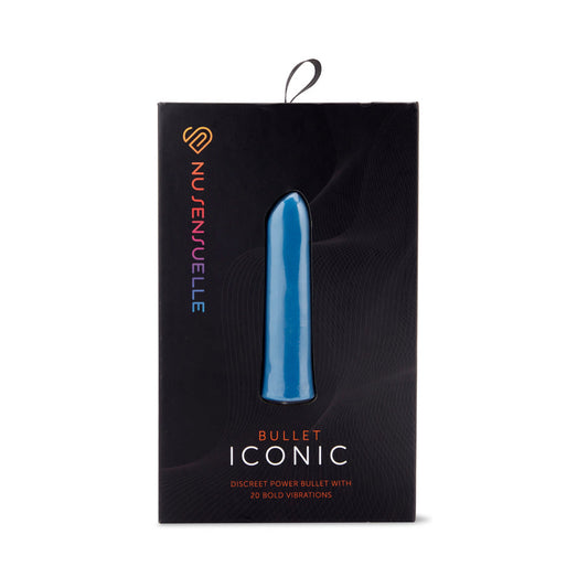 Nu Sensuelle Iconic Bullet Deep Turquoise - Red Garter