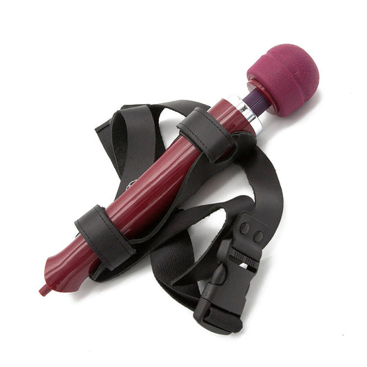 KinkLab Wand Thigh Harness - Red Garter