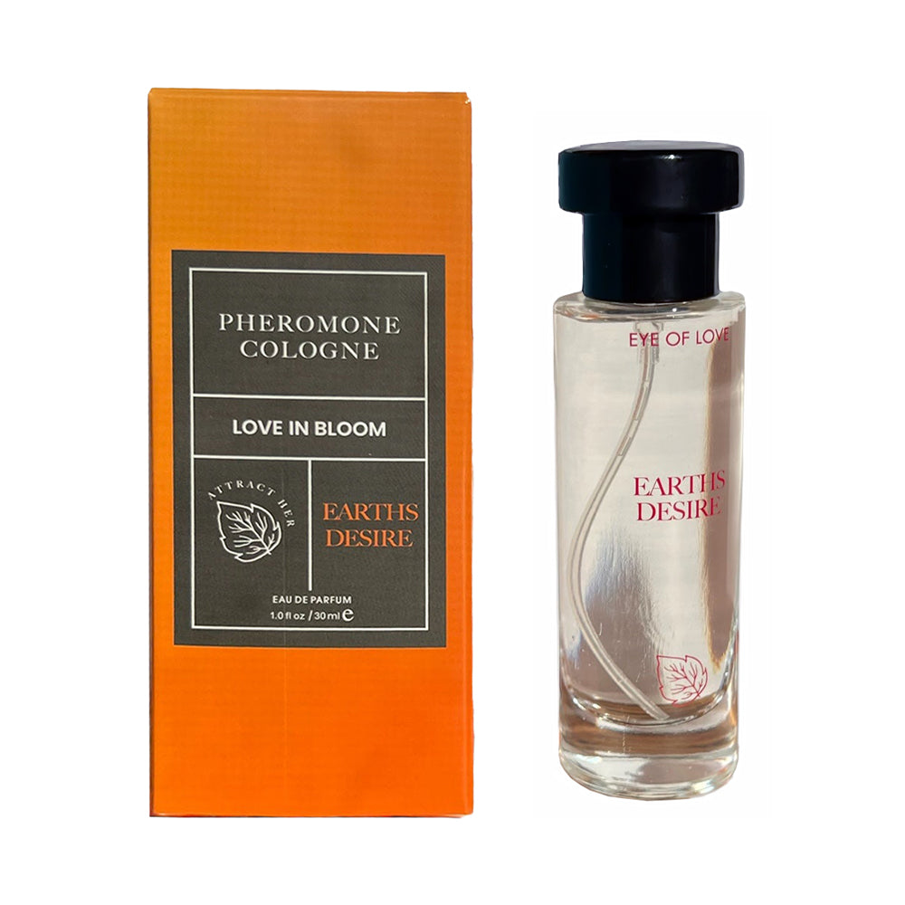 Eye of Love Bloom Attract Her Pheromone Parfum Earth''s Desire 1 oz. - Red Garter