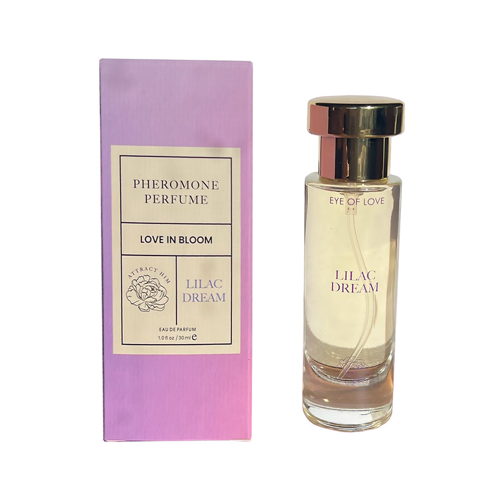 Eye of Love Bloom Attract Him Pheromone Parfum Lilac Dream 1 oz. - Red Garter