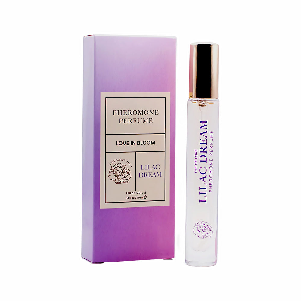 Eye of Love Bloom Attract Him Pheromone Parfum Lilac Dream 0.34 oz. - Red Garter
