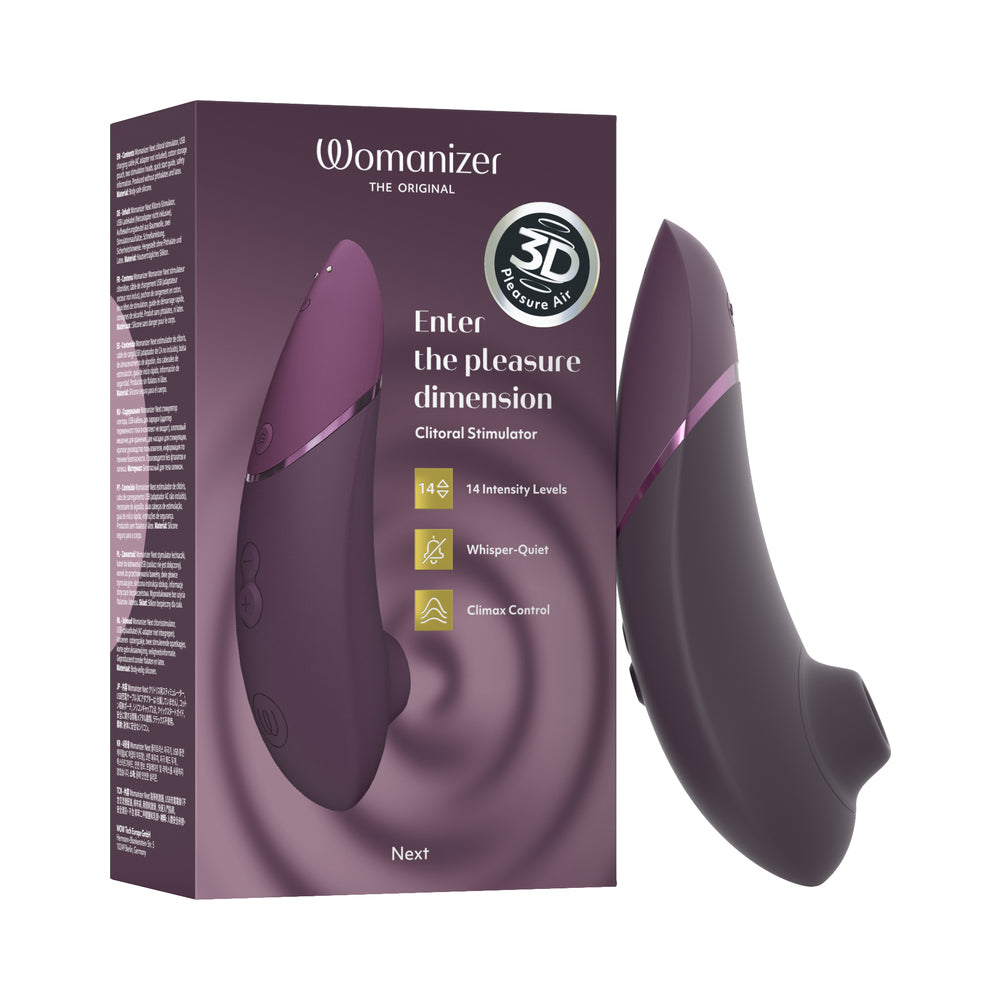 Womanizer Next Dark Purple - Red Garter
