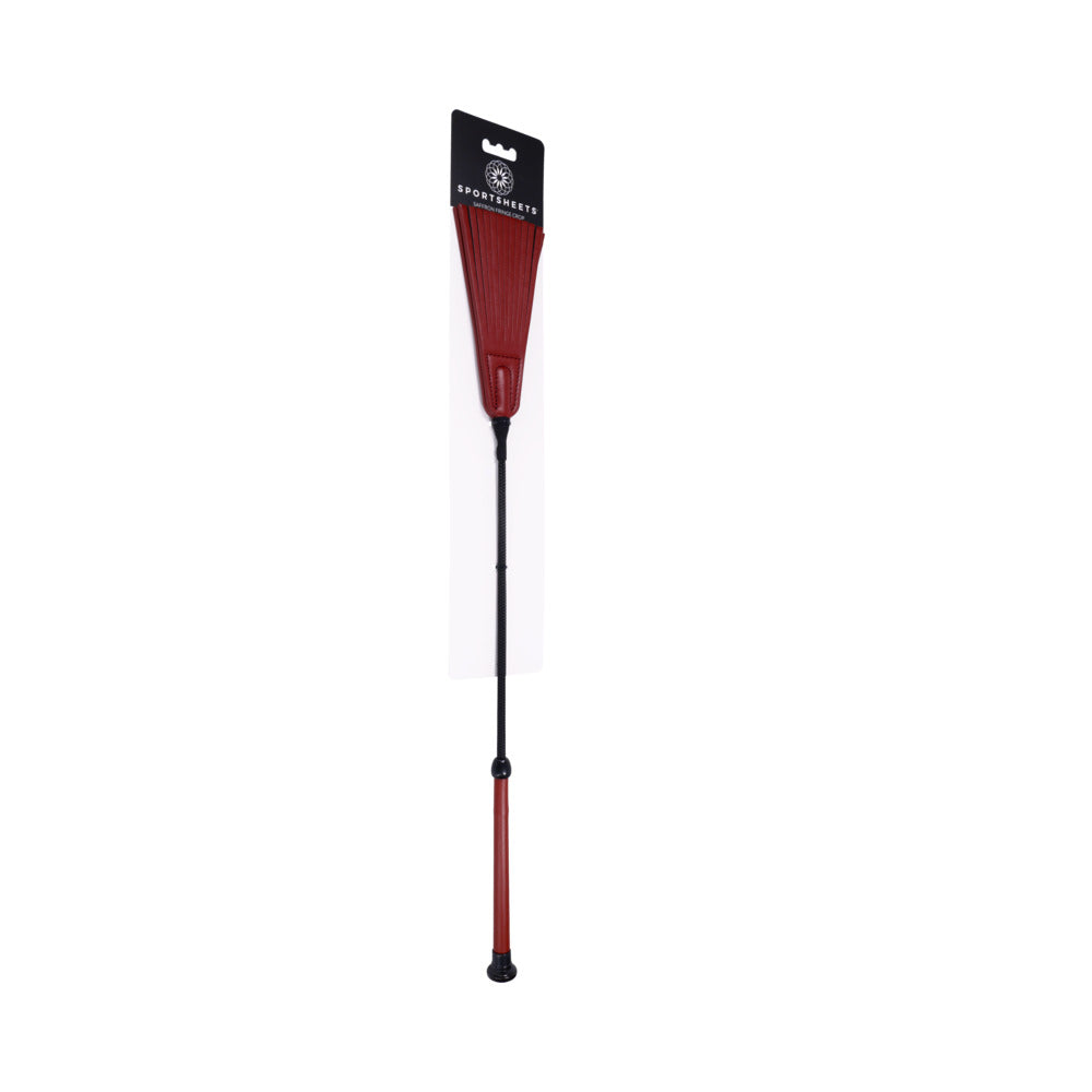 Sportsheets Saffron Fringe Crop - Red Garter