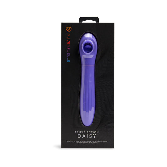 Nu Sensuelle Triple Action Daisy Ultra Violet - Red Garter