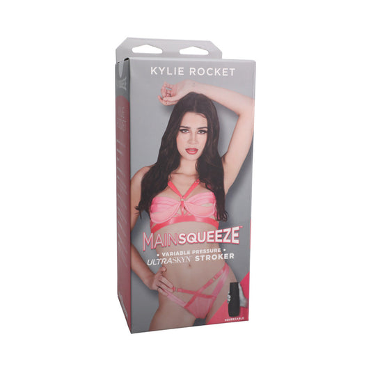 Main Squeeze Kylie Rocket ULTRASKYN Stroker Pussy Vanilla - Red Garter