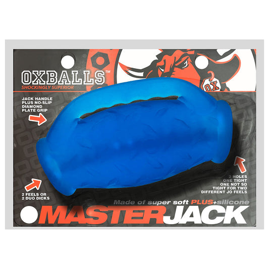 OxBalls Masterjack Double Penetration Jo Blue Ice - Red Garter