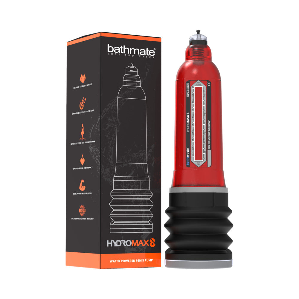 Bathmate Hydromax8 Red - Red Garter