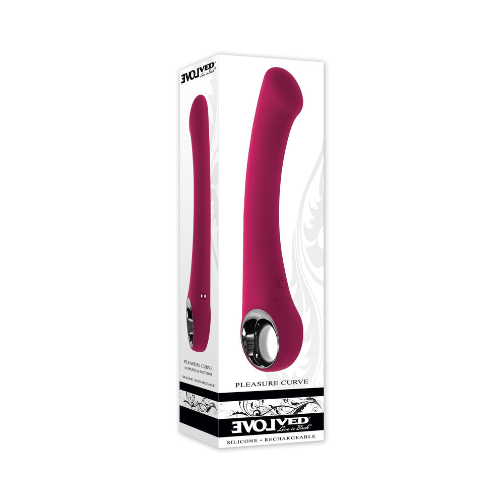 Evolved Pleasure Curve Burgundy - Red Garter